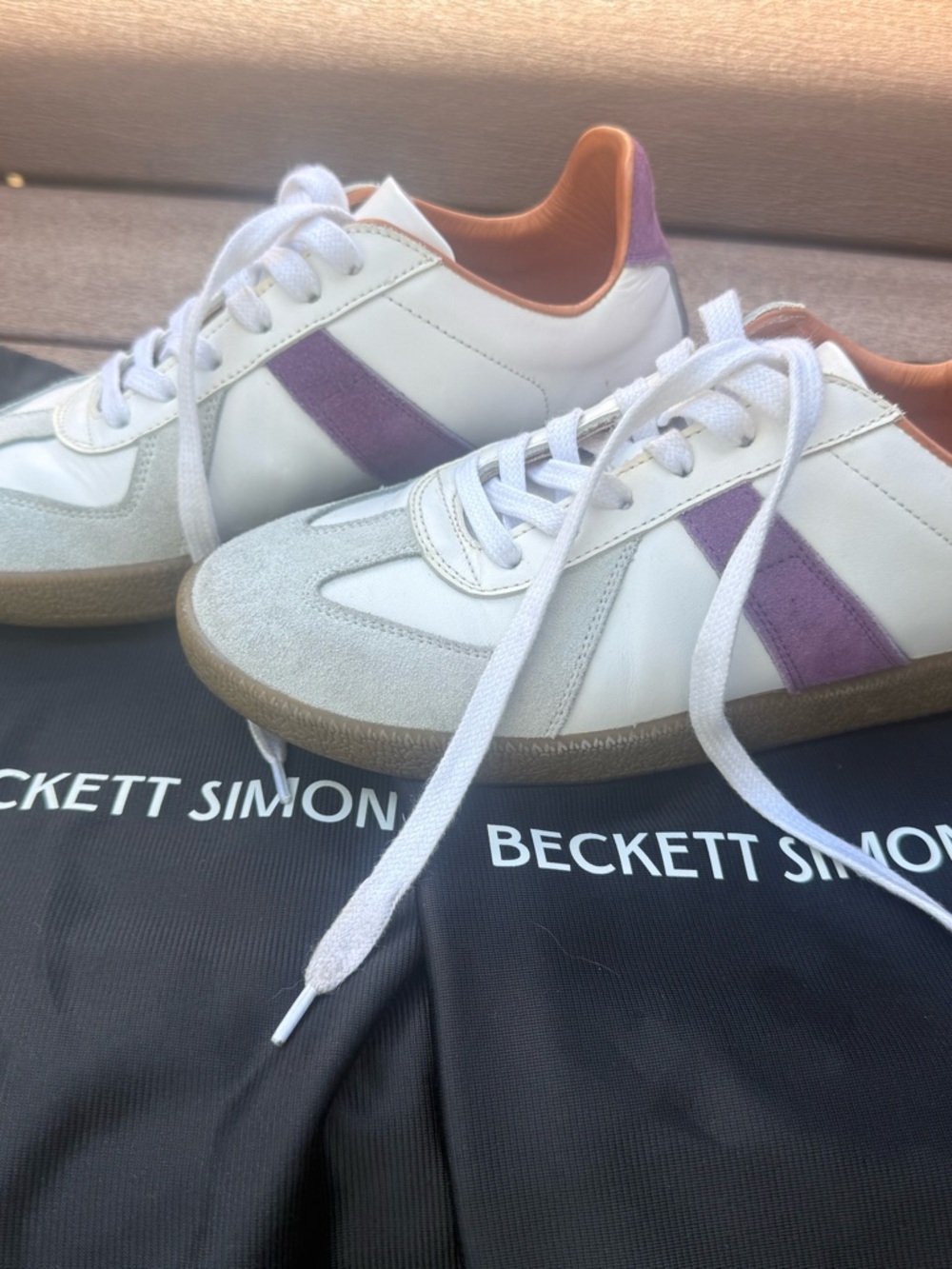 Beckett Simonon Morgen Trainers White Leather